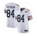 Men's Chicago Bears #84 Cordarrelle Patterson White 100th Season Limited Football Jersey