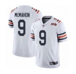 Men's Chicago Bears #9 Jim McMahon White 100th Season Limited Football Jersey