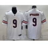 Men's Chicago Bears #9 Jim McMahon White 2022 Vapor Untouchable Stitched NFL Nike Limited Jersey