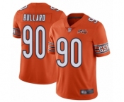 Men's Chicago Bears #90 Jonathan Bullard Orange Alternate 100th Season Limited Football Jersey