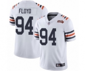 Men's Chicago Bears #94 Leonard Floyd White 100th Season Limited Football Jersey