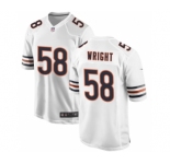 Men's Chicago Bears Darnell Wright Nike White 2023 NFL Draft First Round Pick Jersey