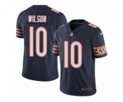 Men's Nike Chicago Bears #10 Marquess Wilson Limited Navy Blue Rush NFL Jersey