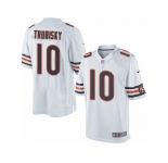 Men's Nike Chicago Bears #10 Mitchell Trubisky Limited White NFL Jersey