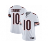 Men's Nike Chicago Bears #10 Mitchell Trubisky Vapor Untouchable Limited White NFL Jersey
