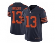 Men's Nike Chicago Bears #13 Kendall Wright Vapor Untouchable Limited Navy Blue 1940s Throwback Alternate NFL Jersey