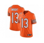 Men's Nike Chicago Bears #13 Kendall Wright Vapor Untouchable Limited Orange Rush NFL Jersey