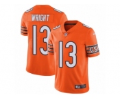 Men's Nike Chicago Bears #13 Kendall Wright Vapor Untouchable Limited Orange Rush NFL Jersey