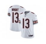 Men's Nike Chicago Bears #13 Kendall Wright Vapor Untouchable Limited White NFL Jersey