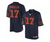 Men's Nike Chicago Bears #17 Markus Wheaton Limited Navy Blue 1940s Throwback Alternate NFL Jersey