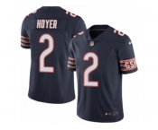 Men's Nike Chicago Bears #2 Brian Hoyer Limited Navy Blue Rush NFL Jersey