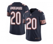 Men's Nike Chicago Bears #20 Prince Amukamara Limited Navy Blue Rush NFL Jersey