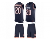 Men's Nike Chicago Bears #20 Prince Amukamara Limited Navy Blue Tank Top Suit NFL Jersey