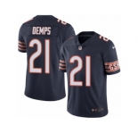 Men's Nike Chicago Bears #21 Quintin Demps Limited Navy Blue Rush NFL Jersey