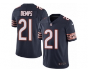 Men's Nike Chicago Bears #21 Quintin Demps Limited Navy Blue Rush NFL Jersey