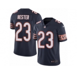 Men's Nike Chicago Bears #23 Devin Hester Limited Navy Blue Rush NFL Jersey