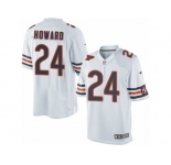 Men's Nike Chicago Bears #24 Jordan Howard Limited White NFL Jersey