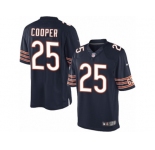 Men's Nike Chicago Bears #25 Marcus Cooper Limited Navy Blue Team Color NFL Jersey