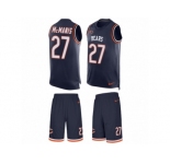 Men's Nike Chicago Bears #27 Sherrick McManis Limited Navy Blue Tank Top Suit NFL Jersey