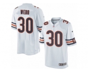 Men's Nike Chicago Bears #30 B.W. Webb Limited White NFL Jersey