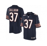 Men's Nike Chicago Bears #37 Bryce Callahan Limited Navy Blue Team Color NFL Jersey