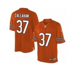 Men's Nike Chicago Bears #37 Bryce Callahan Limited Orange Alternate NFL Jersey