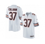 Men's Nike Chicago Bears #37 Bryce Callahan Limited White NFL Jersey