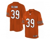 Men's Nike Chicago Bears #39 Jacoby Glenn Limited Orange Alternate NFL Jersey