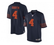 Men's Nike Chicago Bears #4 Connor Barth Limited Navy Blue 1940s Throwback Alternate NFL Jersey