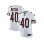 Men's Nike Chicago Bears #40 Gale Sayers Vapor Untouchable Limited White NFL Jersey