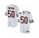 Men's Nike Chicago Bears #50 Jerrell Freeman Limited White NFL Jersey