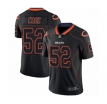 Men's Nike Chicago Bears #52 Khalil Mack Limited Lights Out Black Rush NFL Jersey