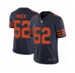 Men's Nike Chicago Bears #52 Khalil Mack Limited Navy Blue Rush Vapor Untouchable NFL Jersey