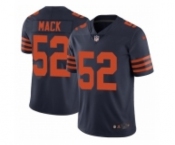 Men's Nike Chicago Bears #52 Khalil Mack Limited Navy Blue Rush Vapor Untouchable NFL Jersey