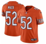 Men's Nike Chicago Bears #52 Khalil Mack Orange Alternate Vapor Untouchable Limited Player NFL Jersey
