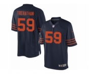 Men's Nike Chicago Bears #59 Danny Trevathan Limited Navy Blue 1940s Throwback Alternate NFL Jersey