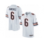 Men's Nike Chicago Bears #6 Mark Sanchez Limited White NFL Jersey