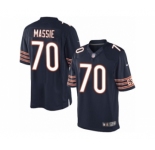 Men's Nike Chicago Bears #70 Bobby Massie Limited Navy Blue Team Color NFL Jersey