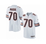Men's Nike Chicago Bears #70 Bobby Massie Limited White NFL Jersey