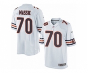 Men's Nike Chicago Bears #70 Bobby Massie Limited White NFL Jersey