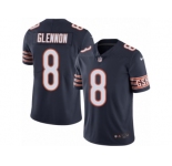Men's Nike Chicago Bears #8 Mike Glennon Limited Navy Blue Rush NFL Jersey