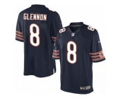 Men's Nike Chicago Bears #8 Mike Glennon Limited Navy Blue Team Color NFL Jersey