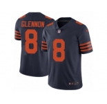 Men's Nike Chicago Bears #8 Mike Glennon Vapor Untouchable Limited Navy Blue 1940s Throwback Alternate NFL Jersey