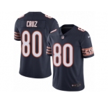 Men's Nike Chicago Bears #80 Victor Cruz Navy Blue Team Color Vapor Untouchable Limited Player NFL Jersey