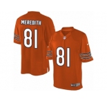 Men's Nike Chicago Bears #81 Cameron Meredith Limited Orange Alternate NFL Jersey