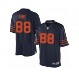 Men's Nike Chicago Bears #88 Dion Sims Limited Navy Blue 1940s Throwback Alternate NFL Jersey