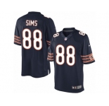 Men's Nike Chicago Bears #88 Dion Sims Limited Navy Blue Team Color NFL Jersey