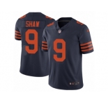 Men's Nike Chicago Bears #9 Connor Shaw Vapor Untouchable Limited Navy Blue 1940s Throwback Alternate NFL Jersey