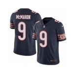 Men's Nike Chicago Bears #9 Jim McMahon Limited Navy Blue Rush NFL Jersey