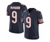 Men's Nike Chicago Bears #9 Jim McMahon Limited Navy Blue Rush NFL Jersey